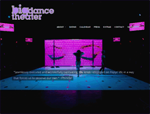 Tablet Screenshot of bigdancetheater.org
